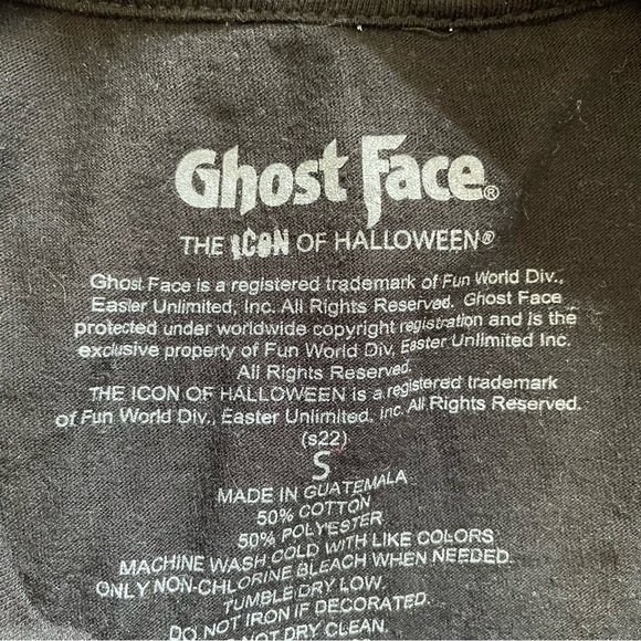 Hot Topic Scream Ghost Face Shirt - Picture 3 of 3